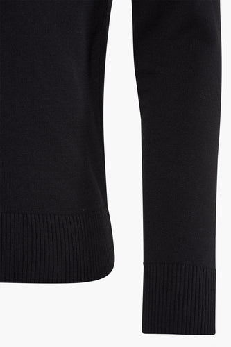 Pull met ronde hals - zwart - Bruce & Butler