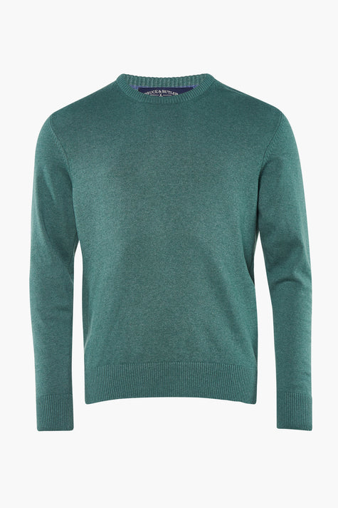 Trui met ronde hals Groen - Bruce & Butler