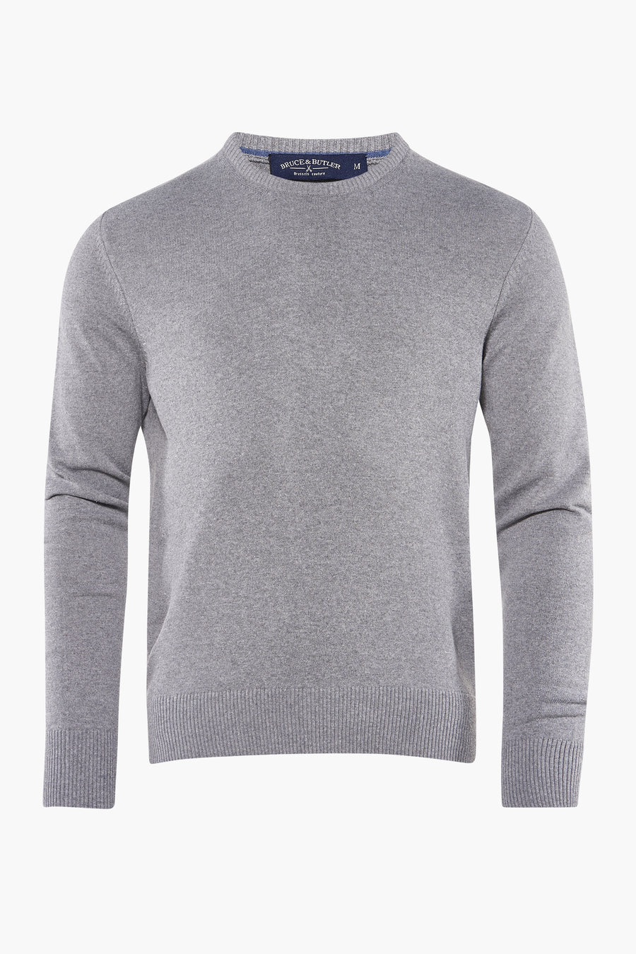 Pull met ronde hals - grijs - Bruce & Butler