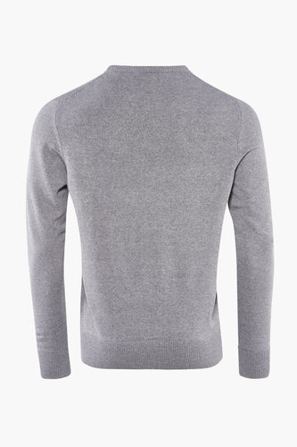 Pull met ronde hals - grijs - Bruce & Butler