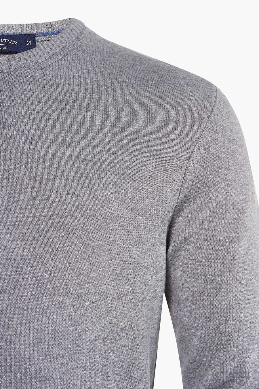 Pull met ronde hals - grijs - Bruce & Butler