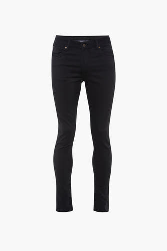 Zwarte broek van Bruce & Butler, effen kleur en een slanke pasvorm.