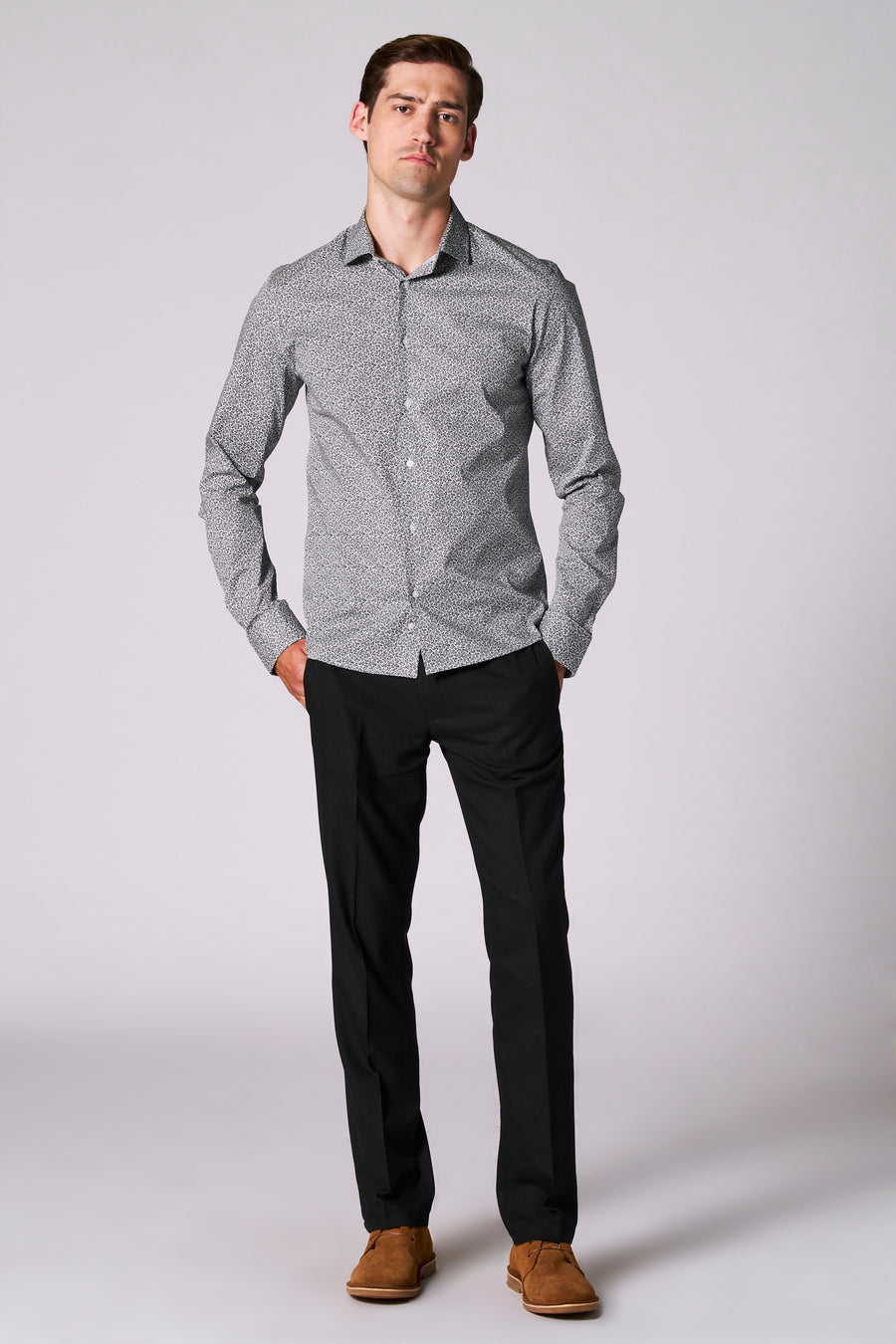 Chemise à manches longues - multicolore