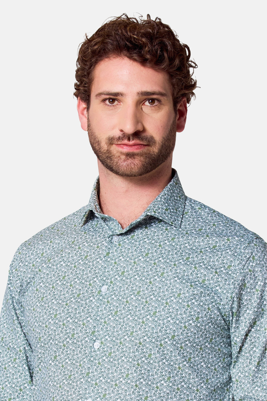 Hemd met lange mouwen - Groen - Bruce & Butler