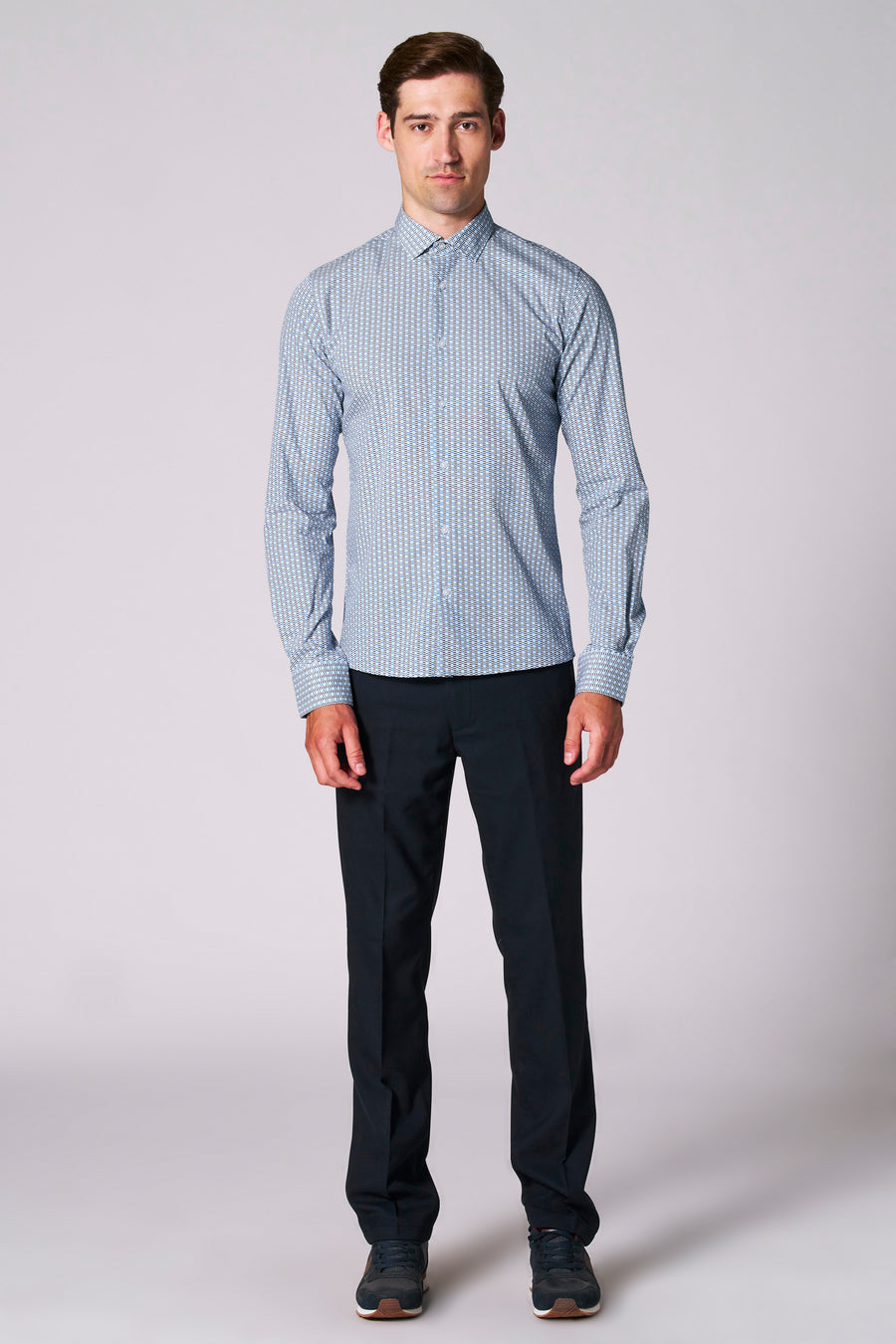 Chemise à manches longues - multicolore