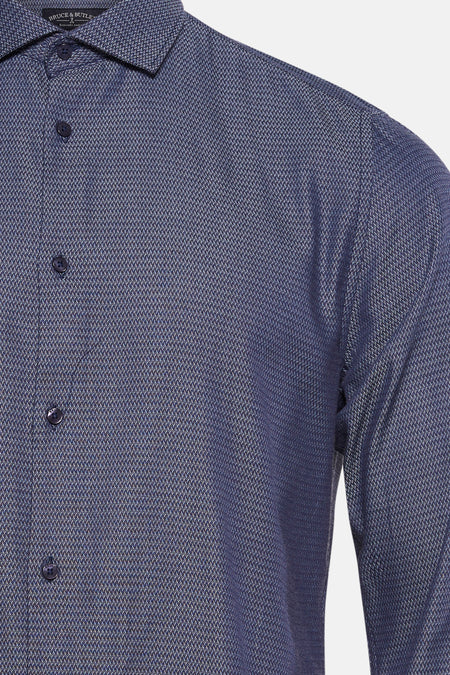 Hemd (lange mouwen) blauw - Bruce & Butler