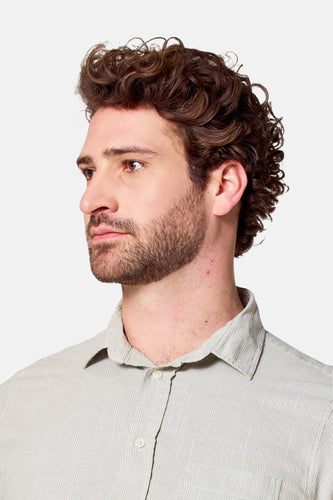 Chemise à manches courtes - kahki