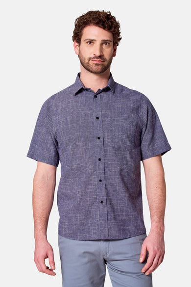 Chemise (manches courtes) Bleu - Bruce & Butler