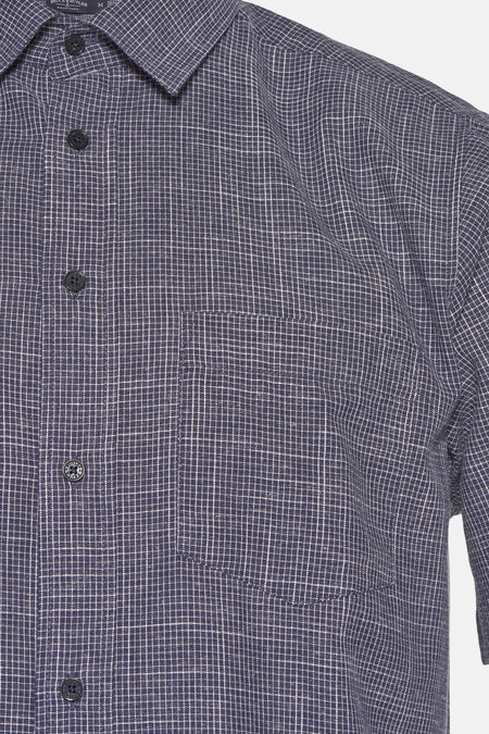 Hemd met korte mouwen - blauw