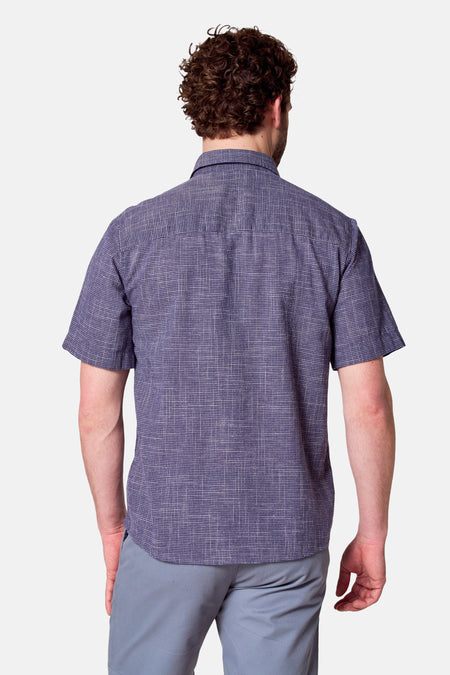 Hemd met korte mouwen - blauw