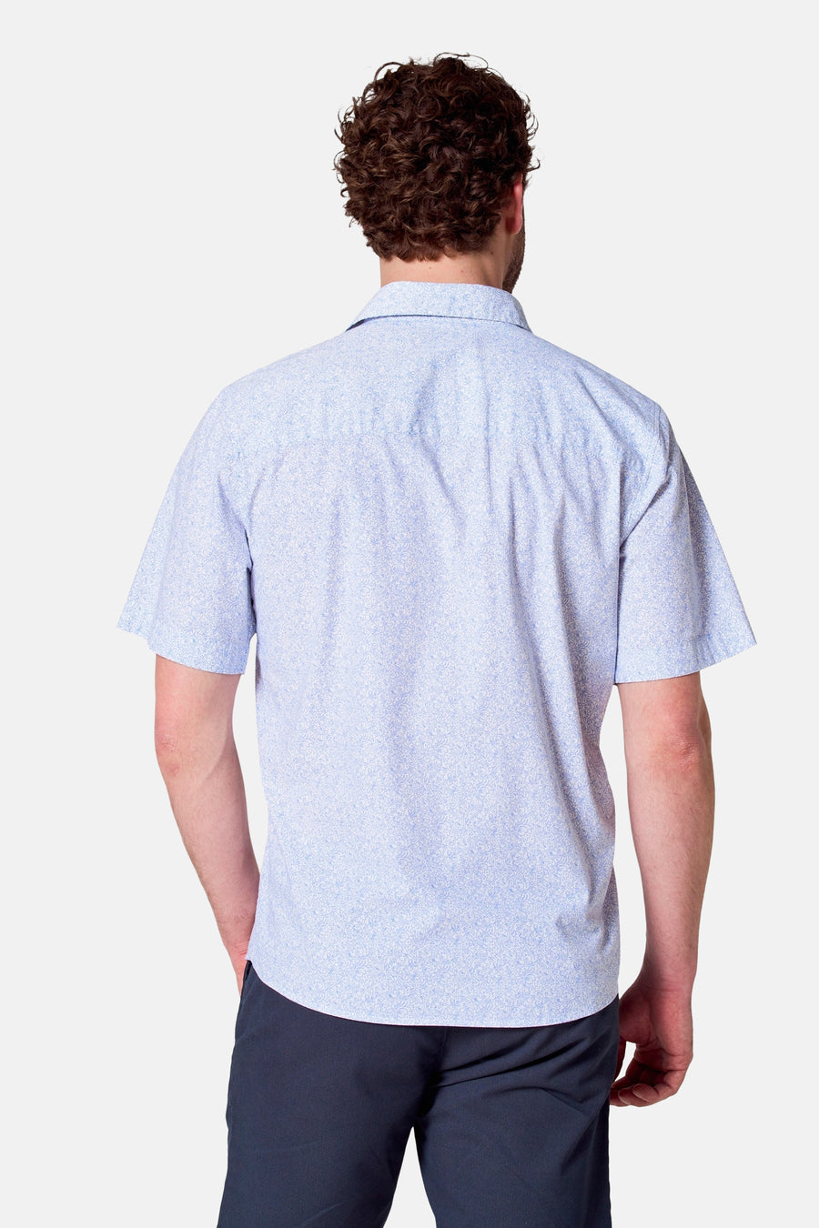 Chemise à manches courtes - Bleu clair - Bruce & Butler