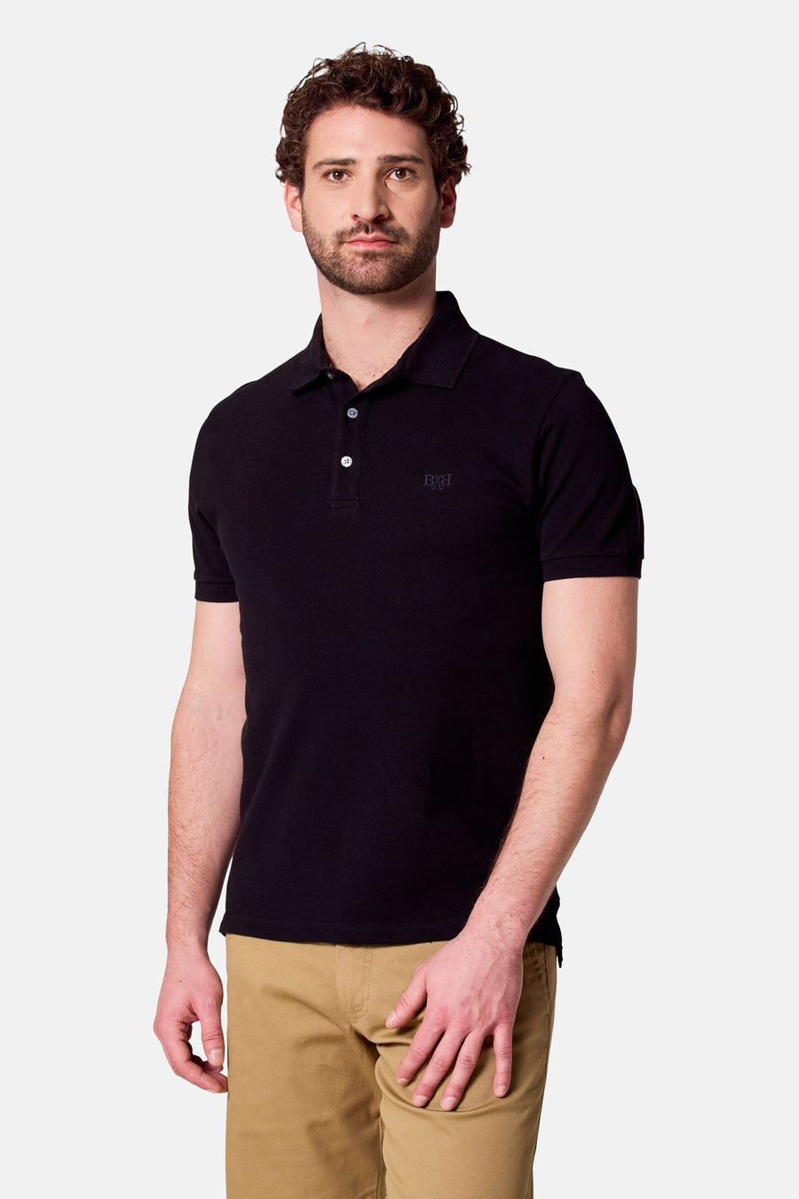 Polo met korte mouwen - zwart - Bruce & Butler