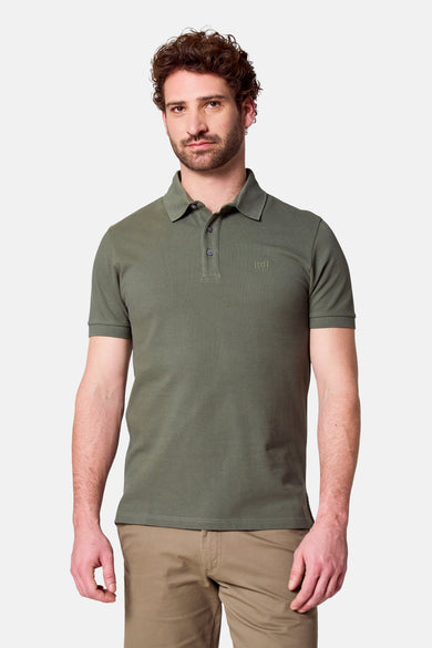 Polo à manches courtes - Kaki