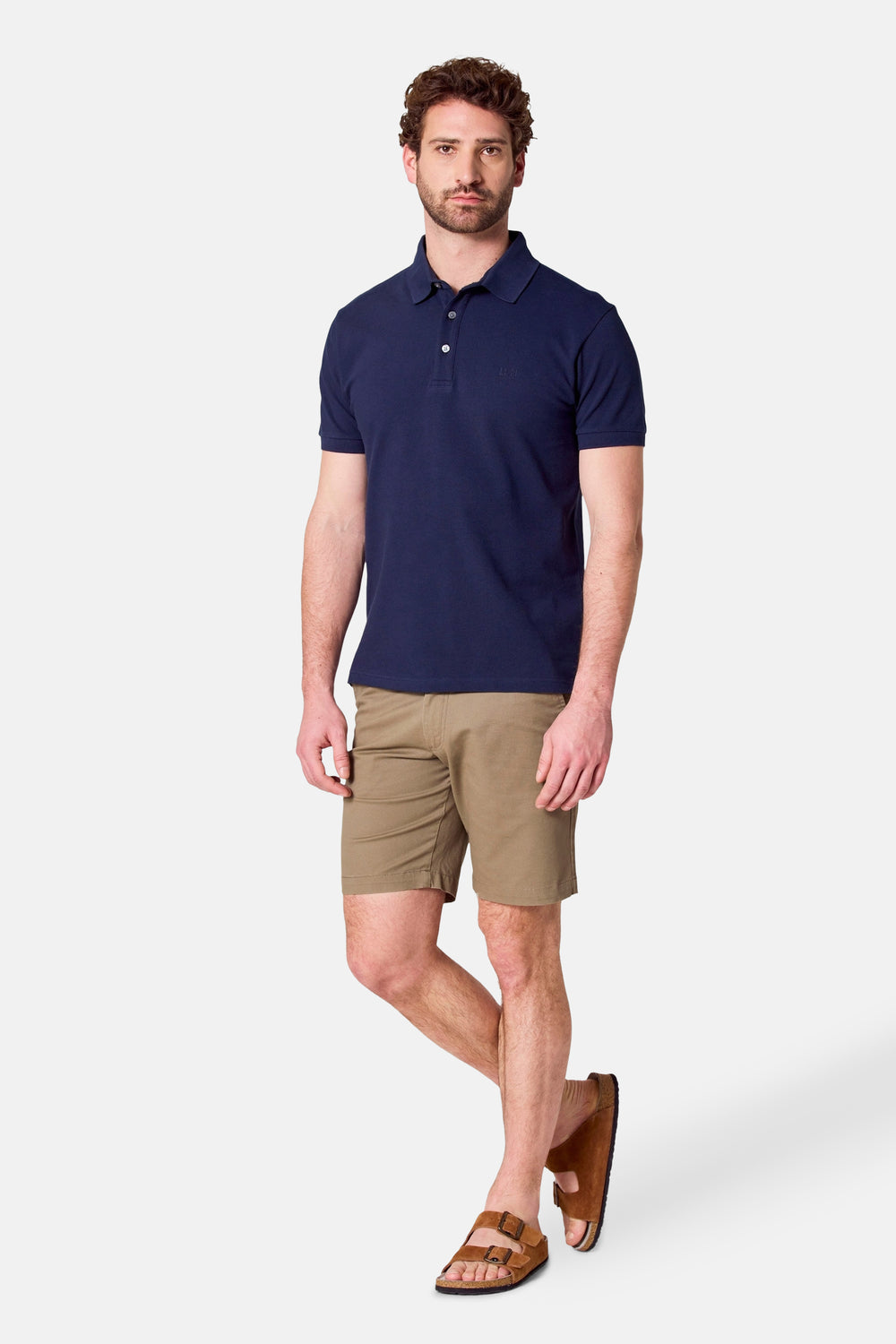 Heren tops polo korte mouw Blauw - Bruce & Butler