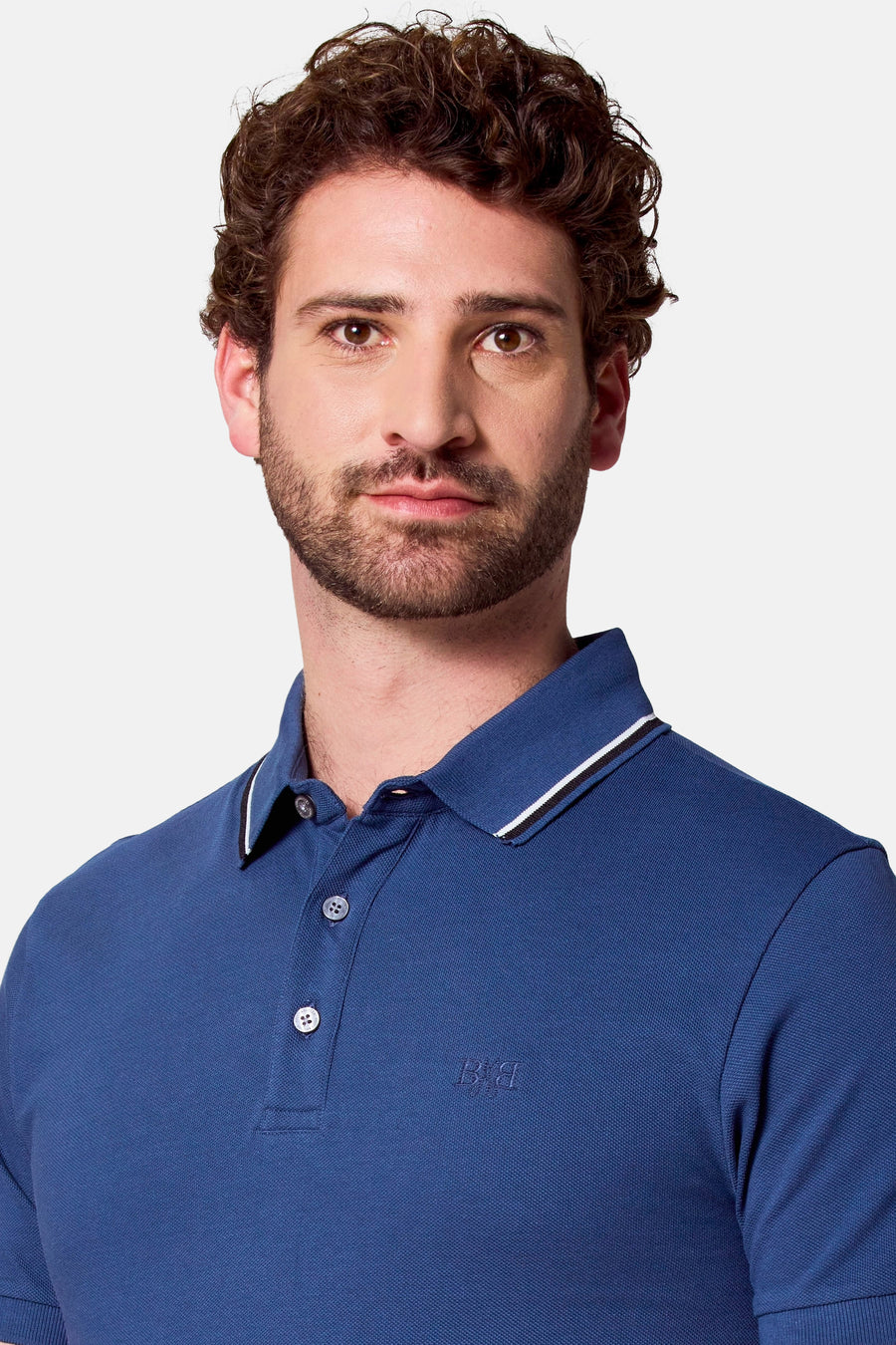 Polo met korte mouwen - blauw - Bruce & Butler