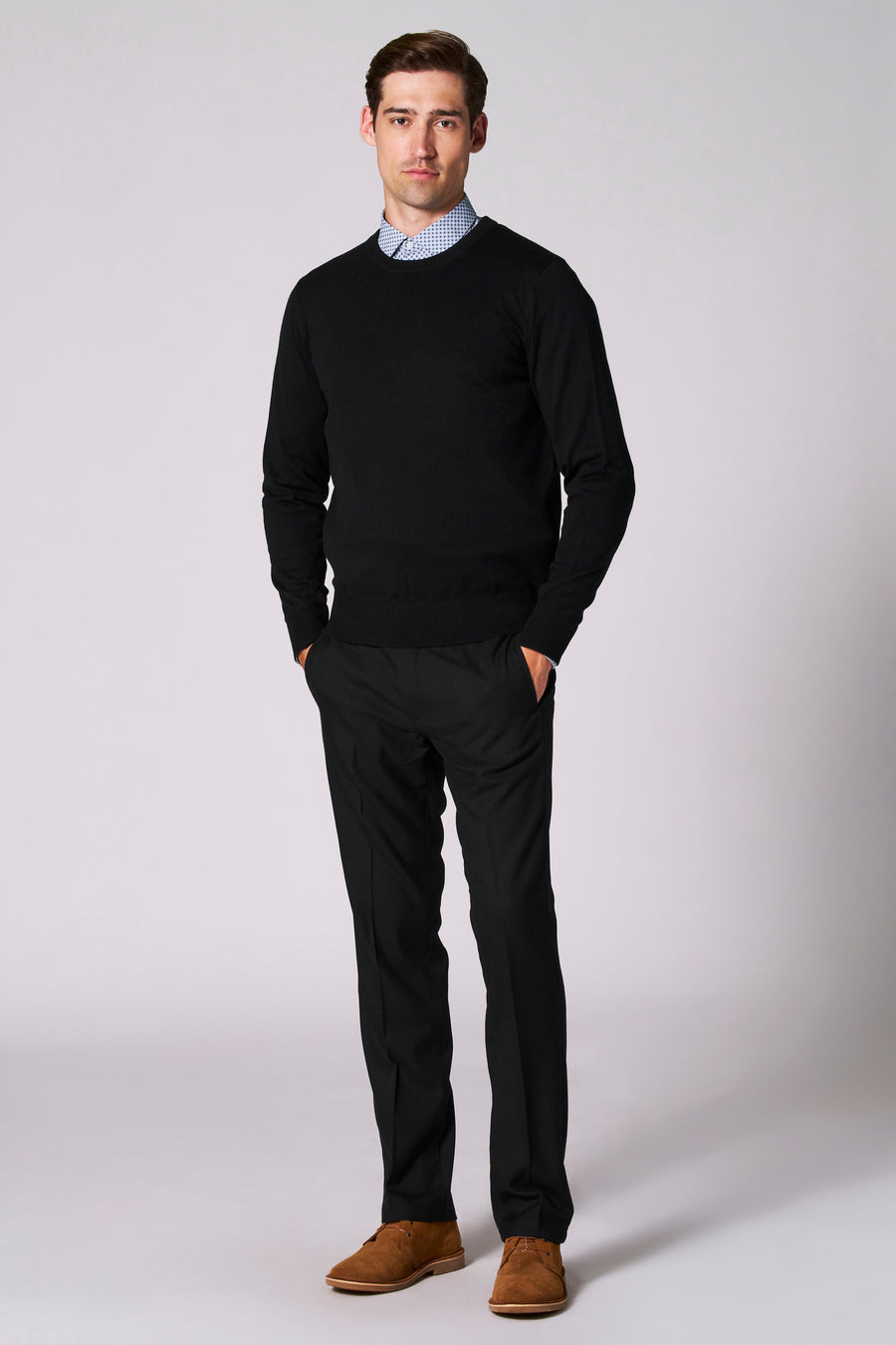 Kostuumbroek - zwart - Bruce & Butler