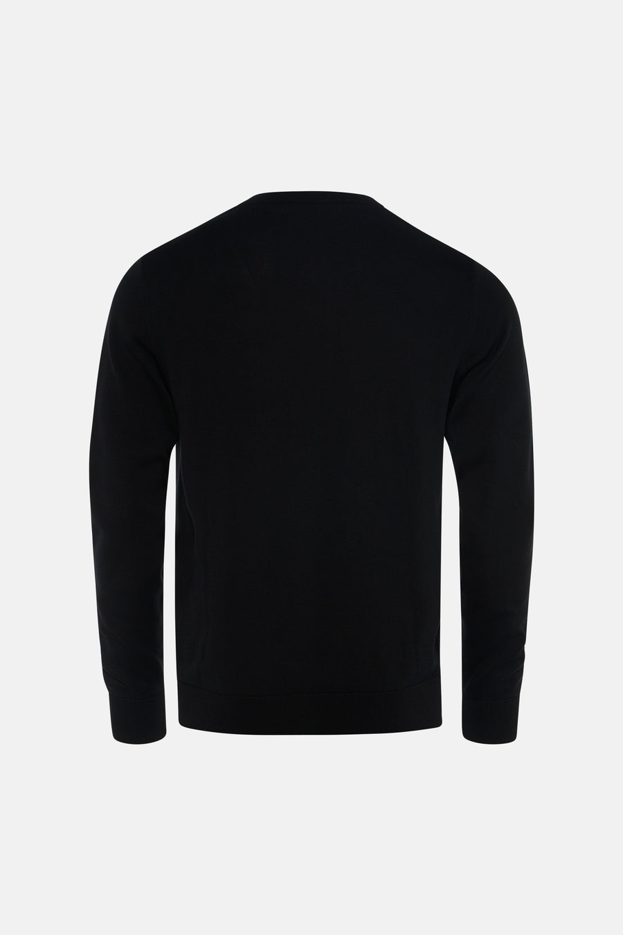 Pull met V-hals - zwart