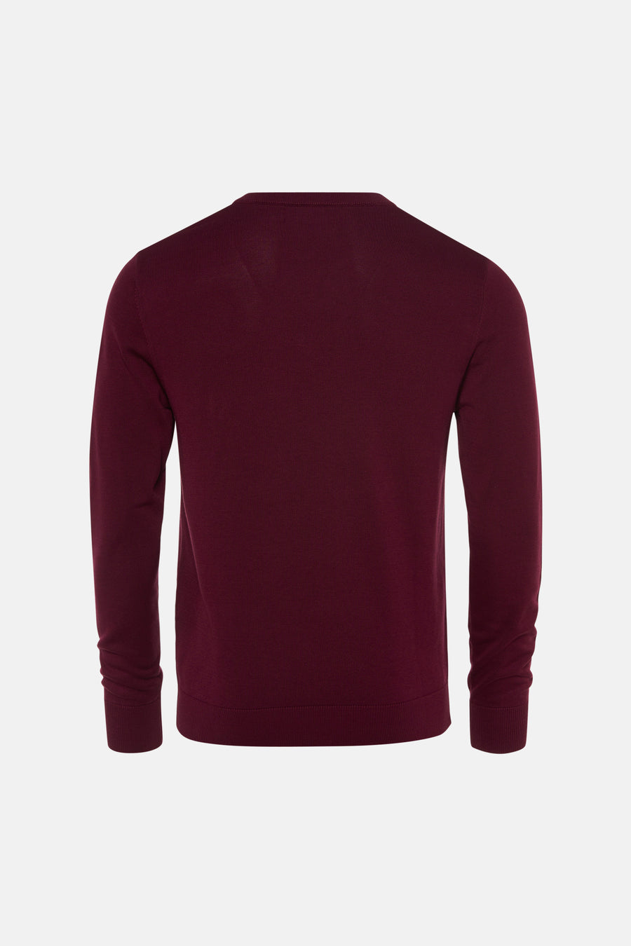 Pull met V-hals - bordeaux