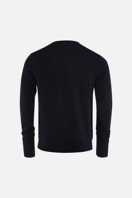 Pull met V-hals - Donkerblauw