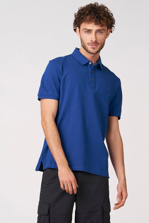 Polo à manches courtes - bleu