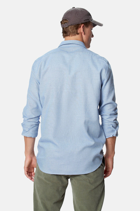 Hemd met lange mouwen - blauw