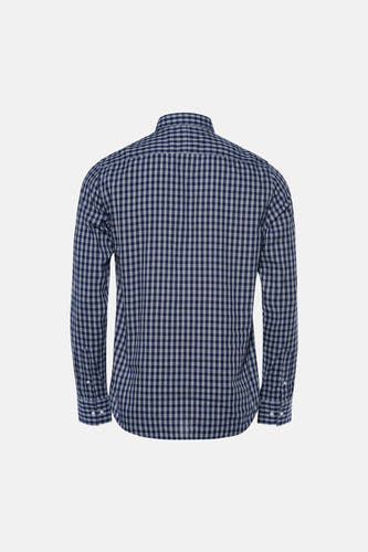 Hemd met lange mouwen - blauw