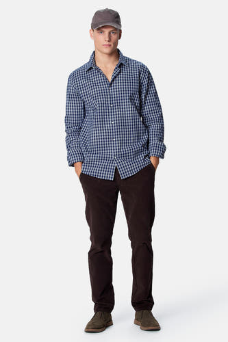 Hemd met lange mouwen - blauw