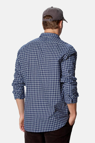 Hemd met lange mouwen - blauw