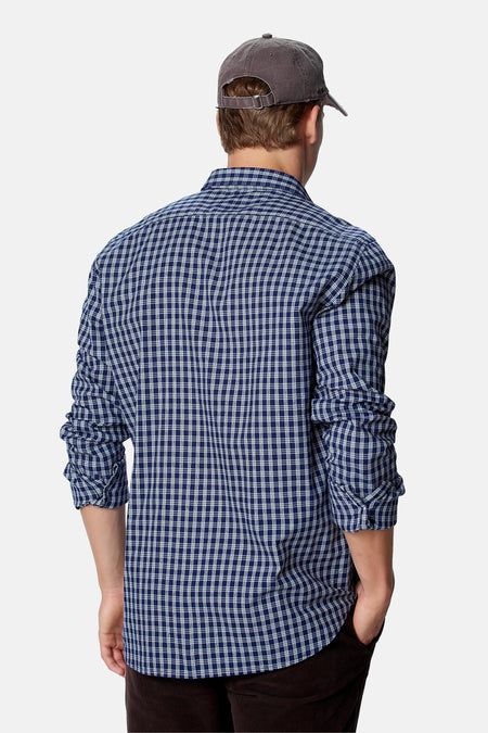 Hemd met lange mouwen - blauw