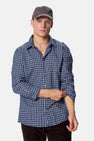 Hemd met lange mouwen - blauw