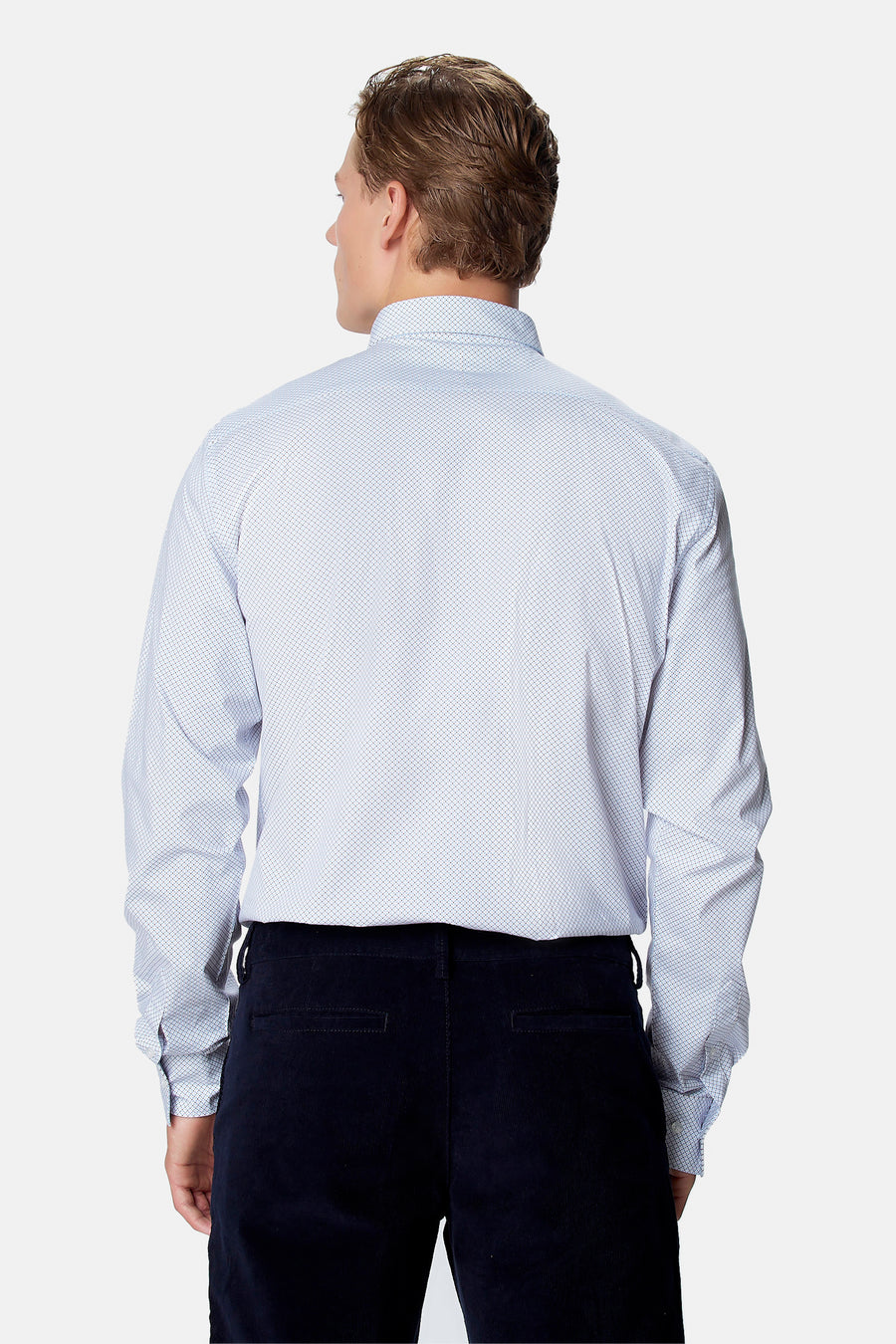 Hemd met lange mouwen - blauw