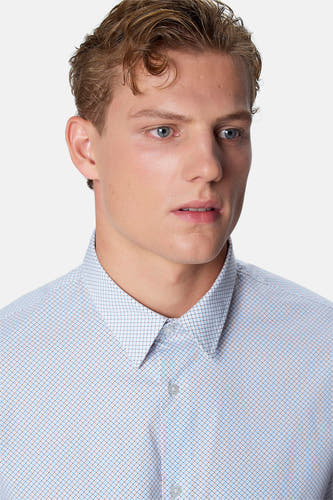 Hemd met lange mouwen - blauw