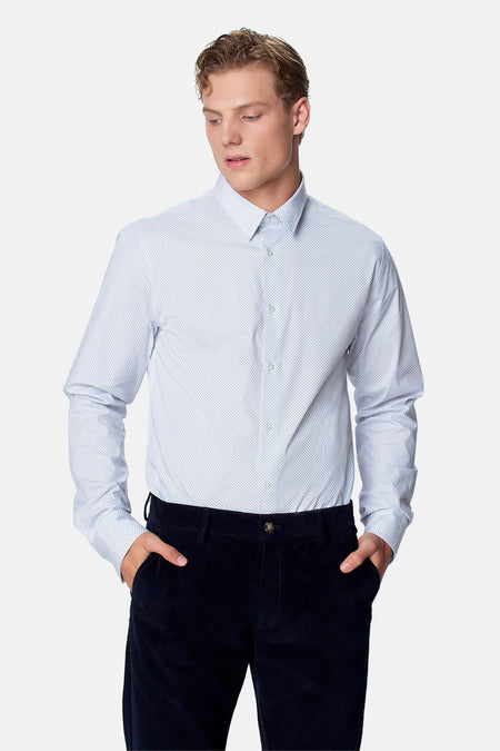 Hemd met lange mouwen - blauw