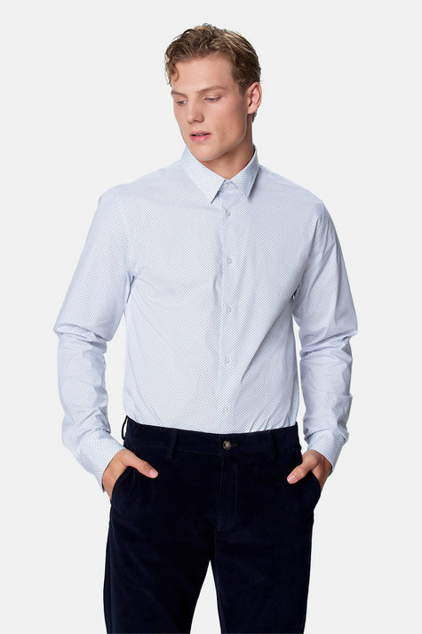 Hemd met lange mouwen - blauw