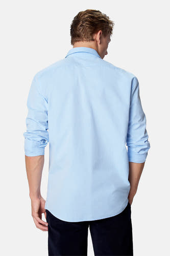 Hemd met lange mouwen - blauw