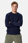 Pull O-hals - blauw