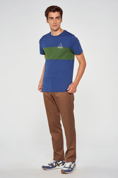 T-shirt (korte mouwen) Blauw - Cyclo Club Marcel