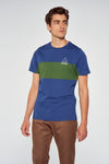 T-shirt (korte mouwen) Blauw - Cyclo Club Marcel