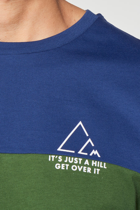 T-shirt (korte mouwen) Blauw - Cyclo Club Marcel