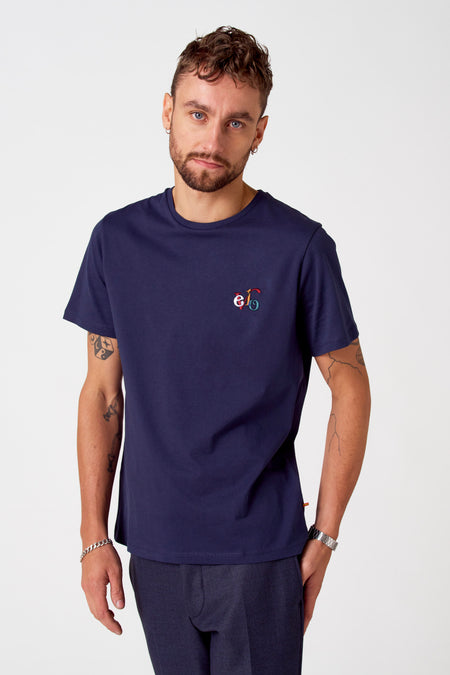 T-shirt (korte mouwen) Blauw - Cyclo Club Marcel