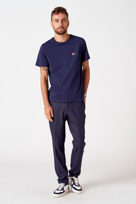 T-shirt (korte mouwen) Blauw - Cyclo Club Marcel