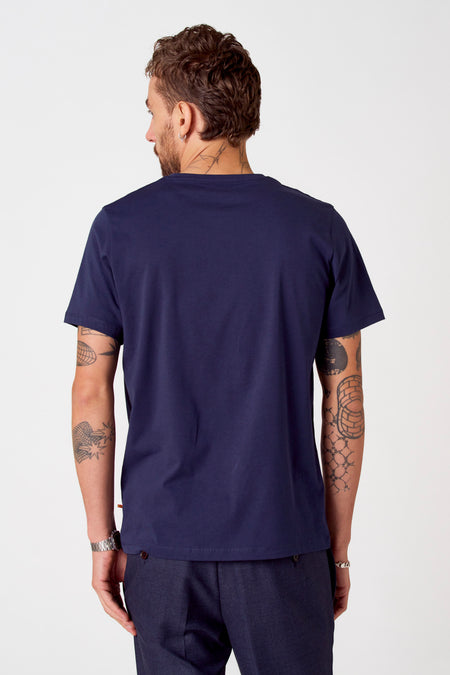 T-shirt (korte mouwen) Blauw - Cyclo Club Marcel