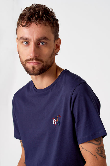 T-shirt (korte mouwen) Blauw - Cyclo Club Marcel