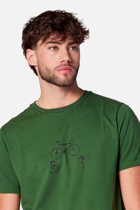 T-shirt (korte mouwen) Groen - Cyclo Club Marcel