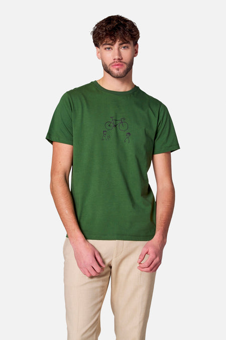 T-shirt (korte mouwen) Groen - Cyclo Club Marcel