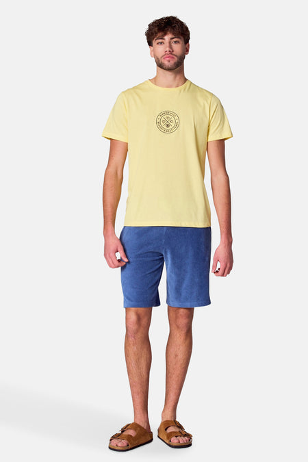 T-shirt (korte mouwen) Geel - Cyclo Club Marcel
