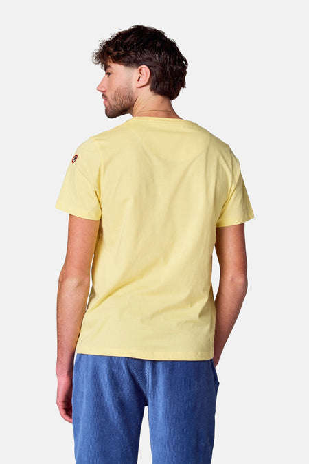 T-shirt (korte mouwen) Geel - Cyclo Club Marcel