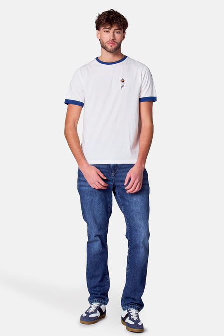 T-shirt (korte mouwen) Wit - Cyclo Club Marcel