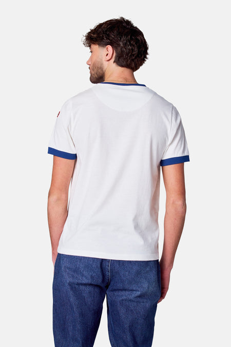 T-shirt (korte mouwen) Wit - Cyclo Club Marcel
