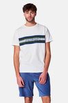T-shirt (korte mouwen) Wit - Cyclo Club Marcel